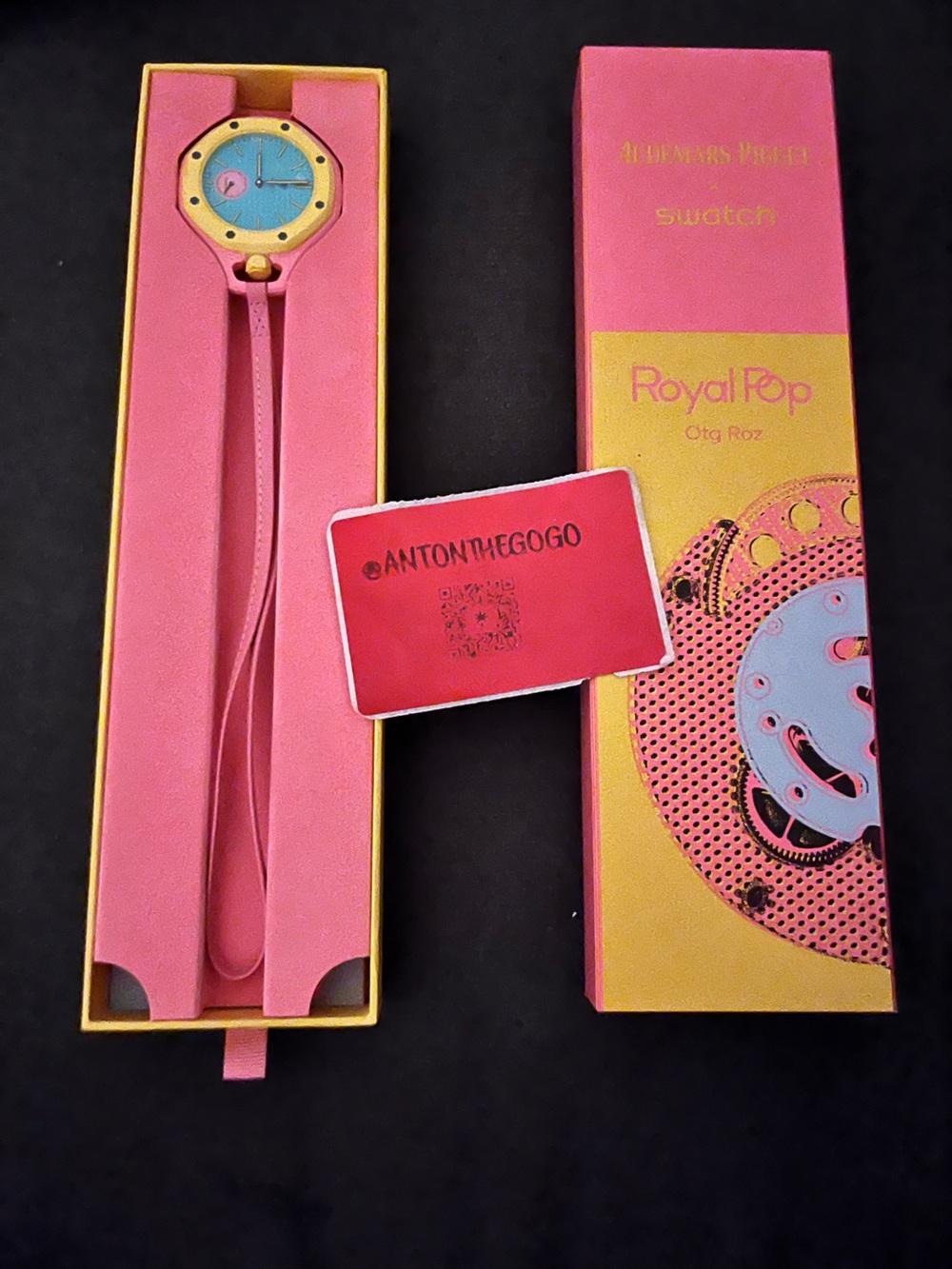 Swatch x Audemars Piguet  AP  Royal Pop Savonnette Otg Roz  pink